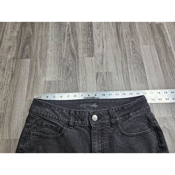 Riders by Lee Women's Straight Leg Jeans - Dark Gray - Picture 7 of 11